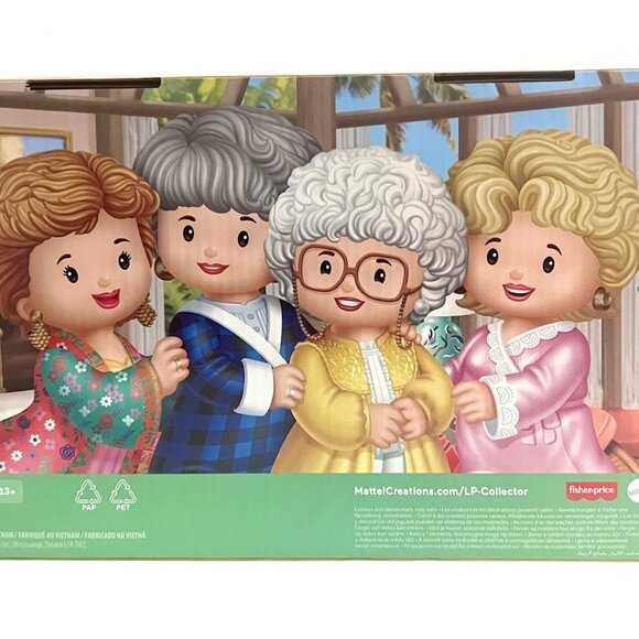 NEW 2025 Golden Girls 40th Anniversary Little People 4pc Collector Figure Set - Picture 4 of 4